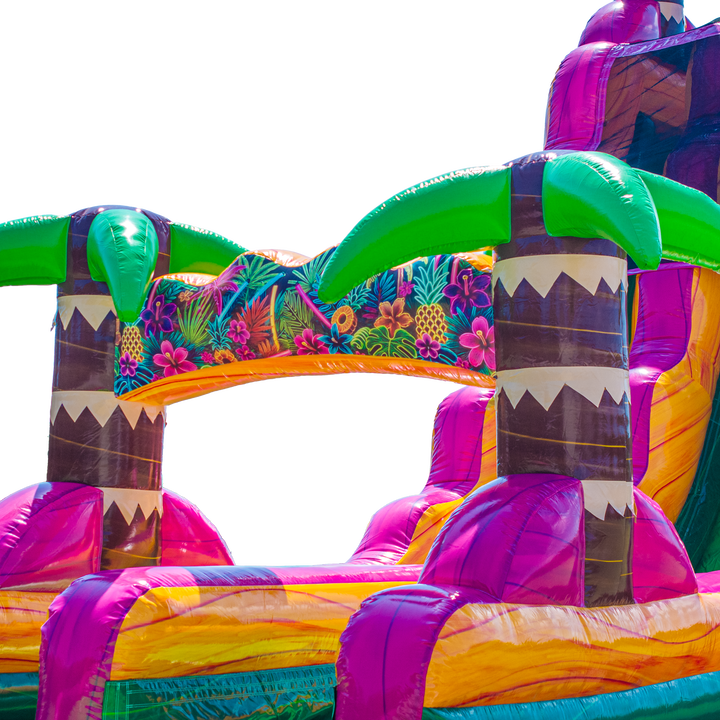 22FT Magenta Single Lane Slide