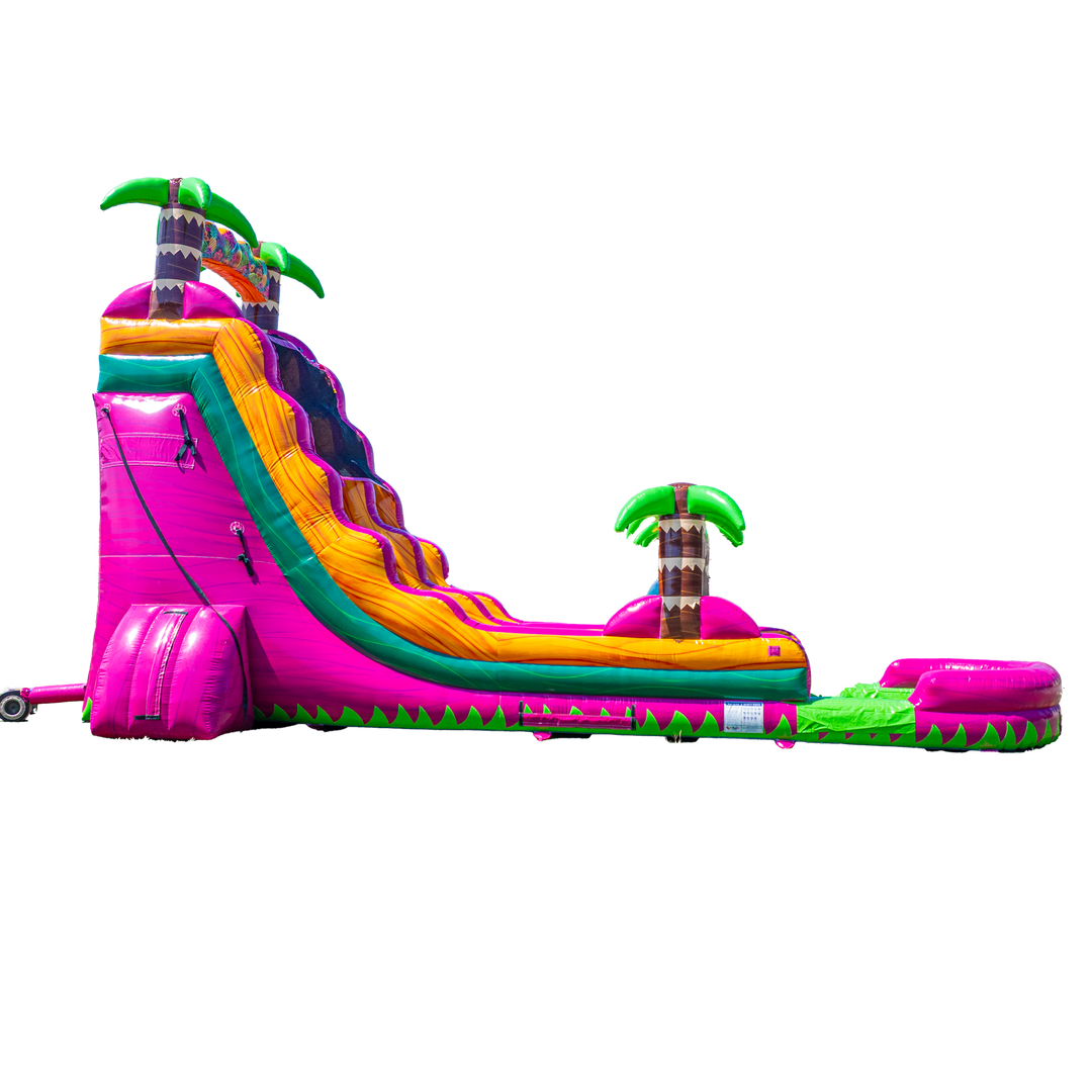 22FT Magenta Single Lane Slide