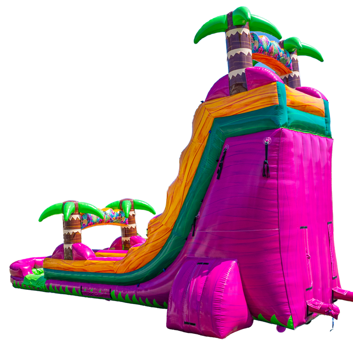 22FT Magenta Single Lane Slide
