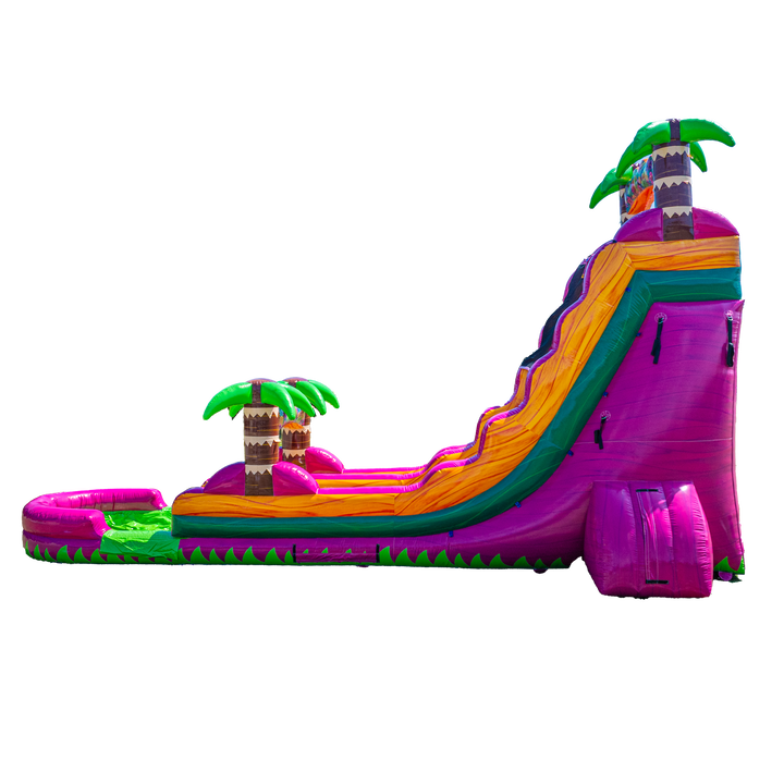 22FT Magenta Single Lane Slide