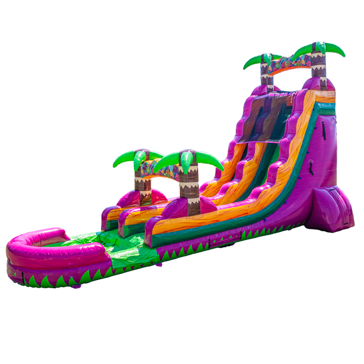 22FT Magenta Single Lane Slide