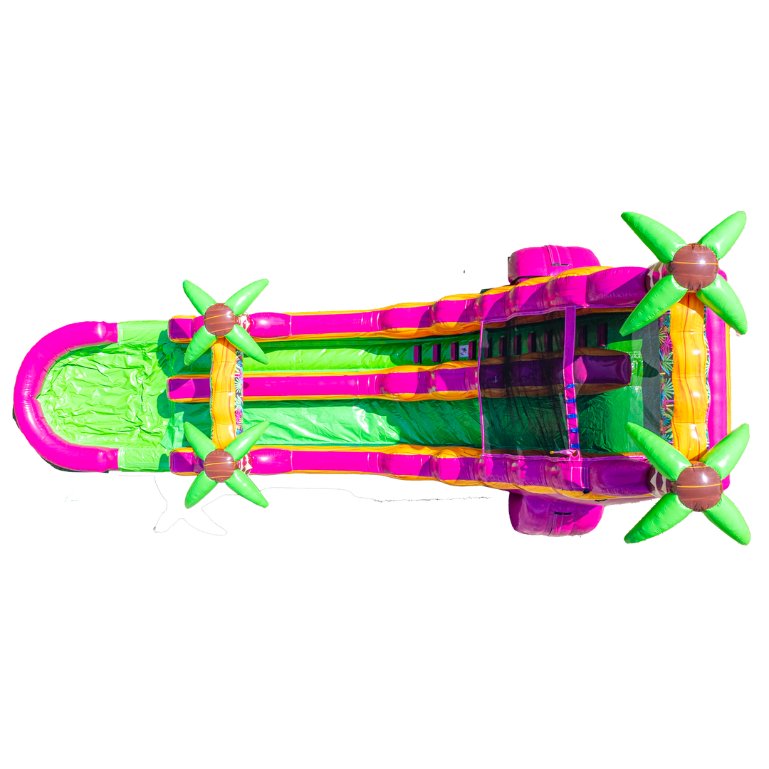 22FT Magenta Single Lane Slide