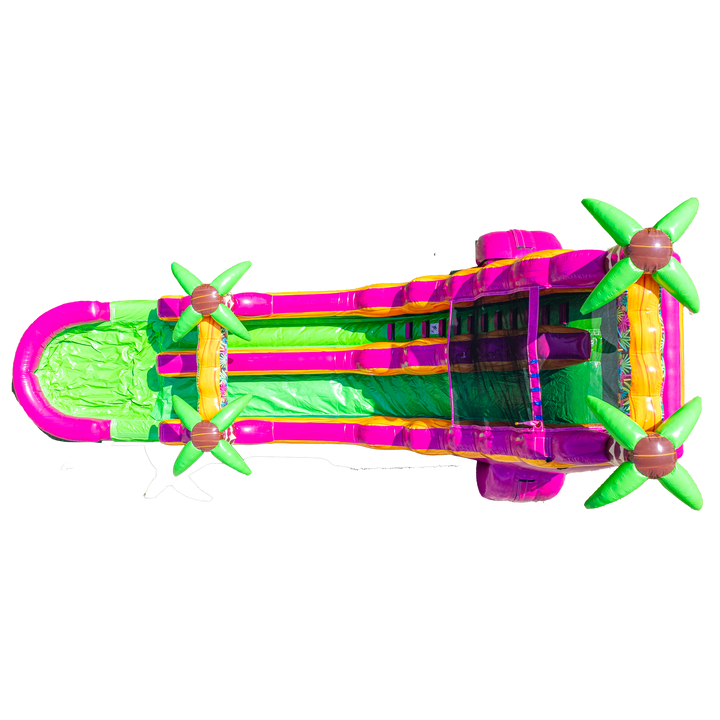 22FT Magenta Single Lane Slide