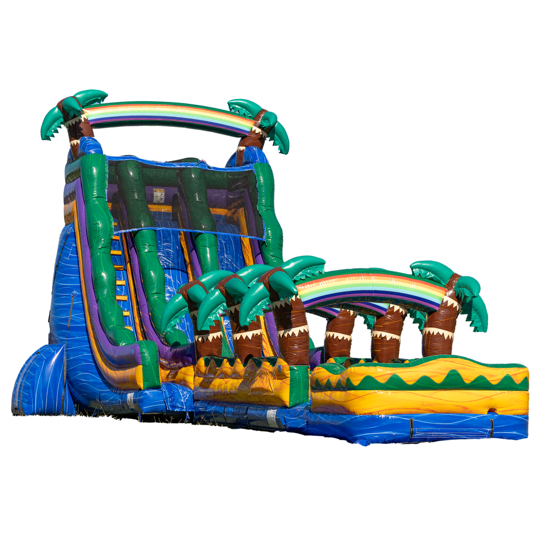 22FT Mauna Lua Waterslide w/ Slip N Slide
