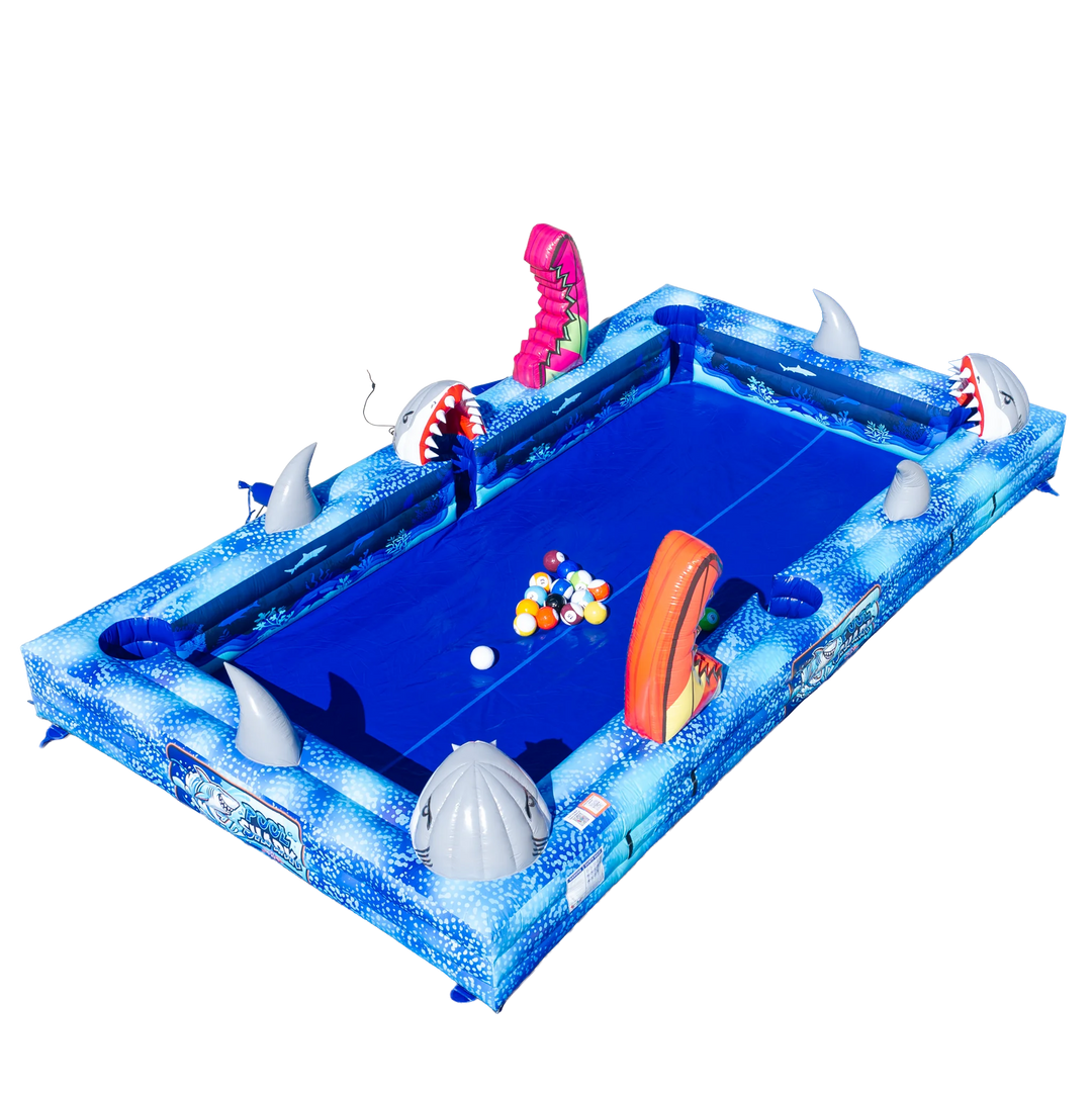 Pool Shark Inflatable Kicking Pool Game | Commercial Inflatable Pool Table for Rentals