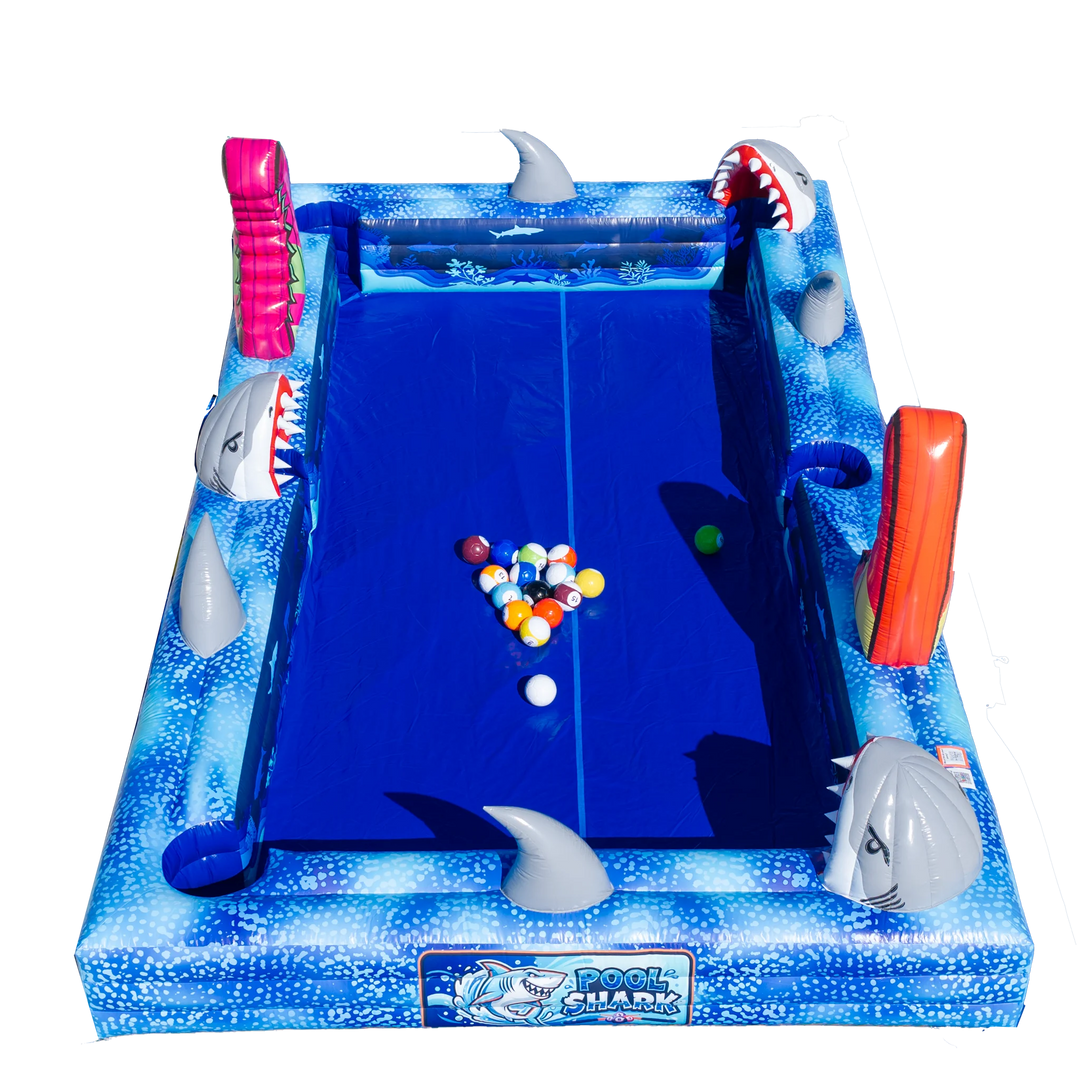 Pool Shark Inflatable Kicking Pool Game | Commercial Inflatable Pool Table for Rentals