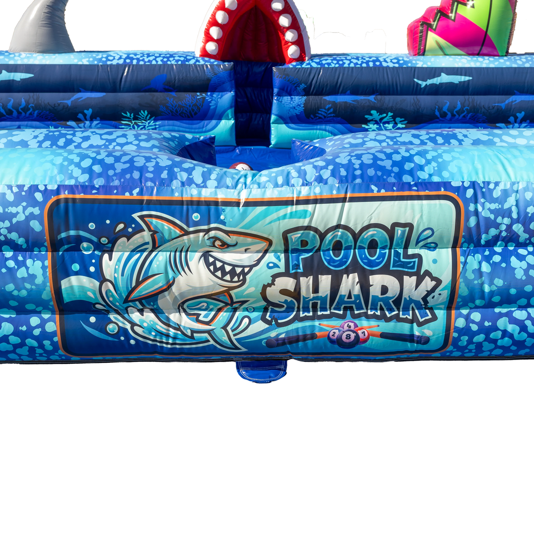 Pool Shark Inflatable Kicking Pool Game | Commercial Inflatable Pool Table for Rentals