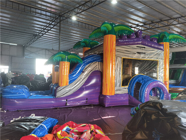 Purple Fire Combo PurpleFireCombo-LeftSide - Big and Bright Inflatables