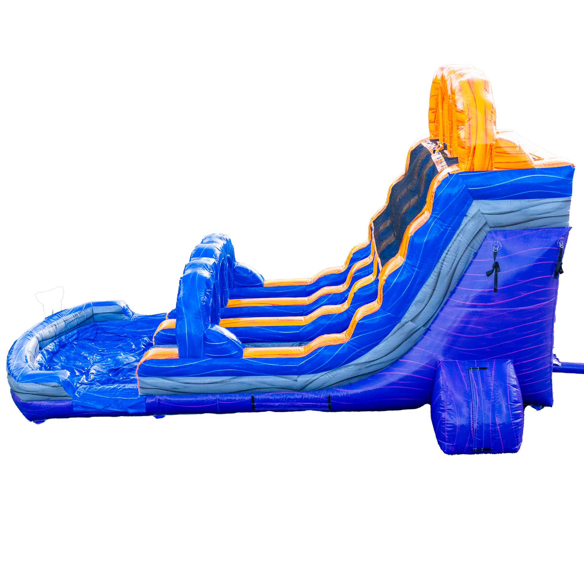 18Ft Purple Lava Dual Lane Slide