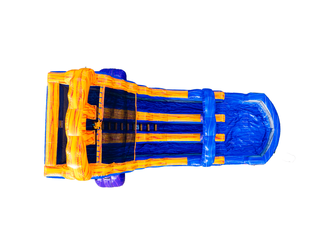 18Ft Purple Lava Dual Lane Slide