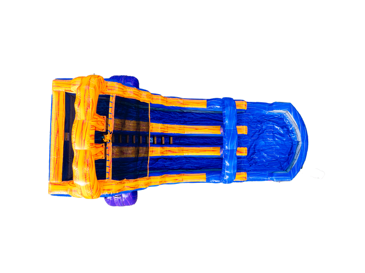 18Ft Purple Lava Dual Lane Slide