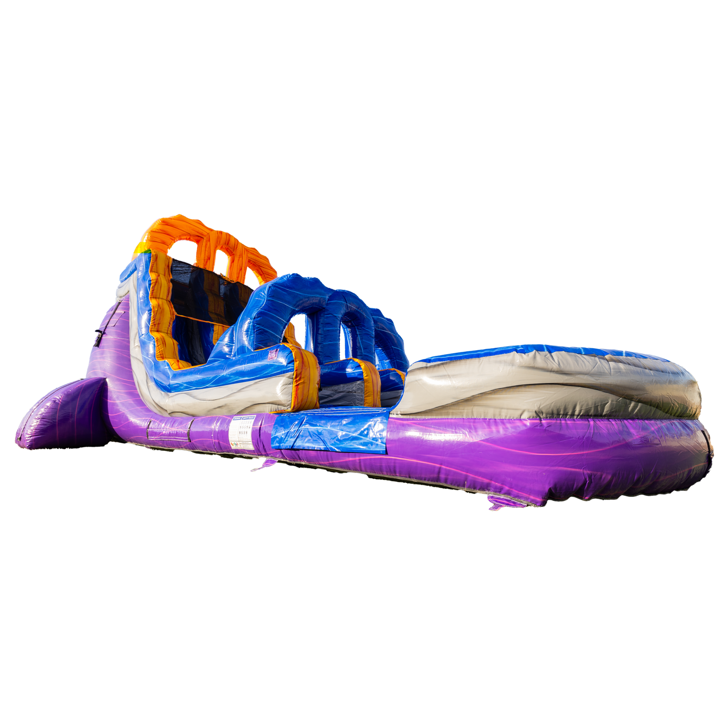 18Ft Purple Lava Dual Lane Slide