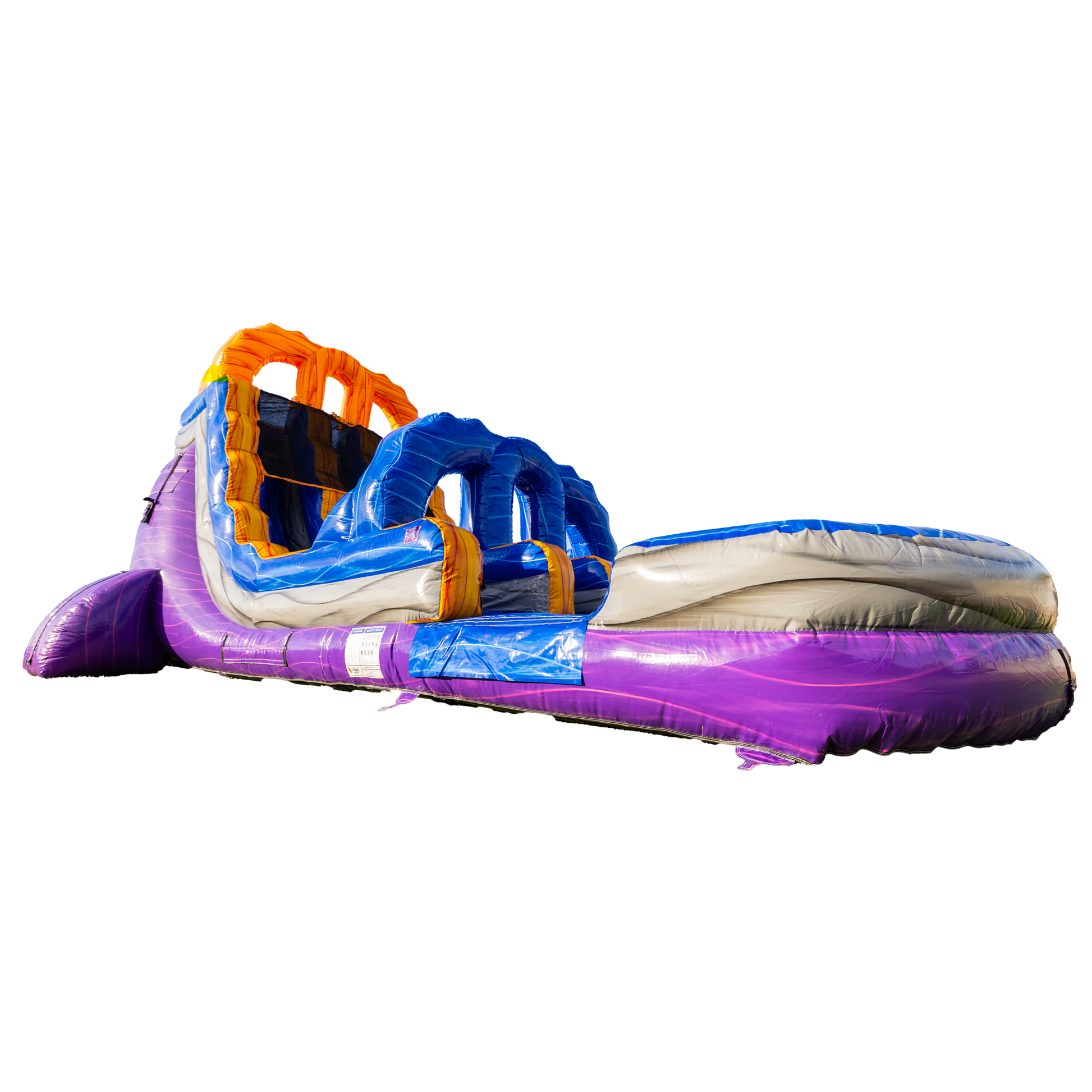 18Ft Purple Lava Dual Lane Slide