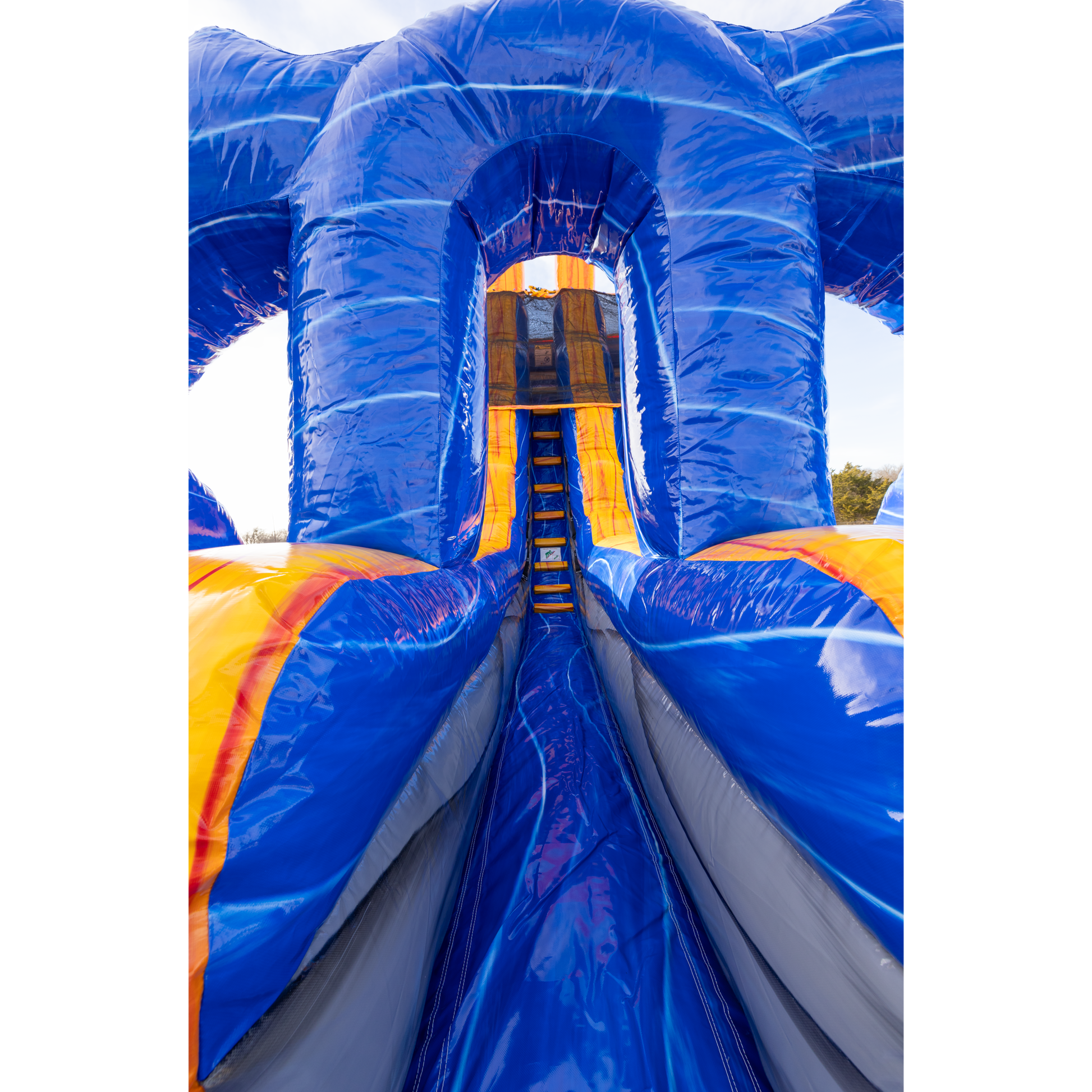 18Ft Purple Lava Dual Lane Slide