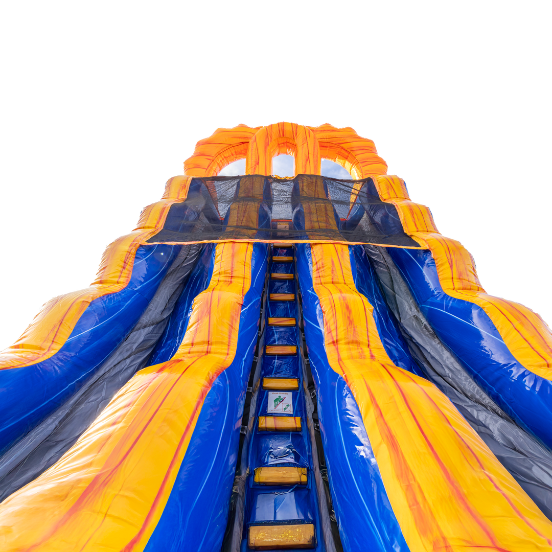 18Ft Purple Lava Dual Lane Slide
