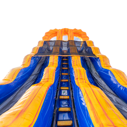 18Ft Purple Lava Dual Lane Slide