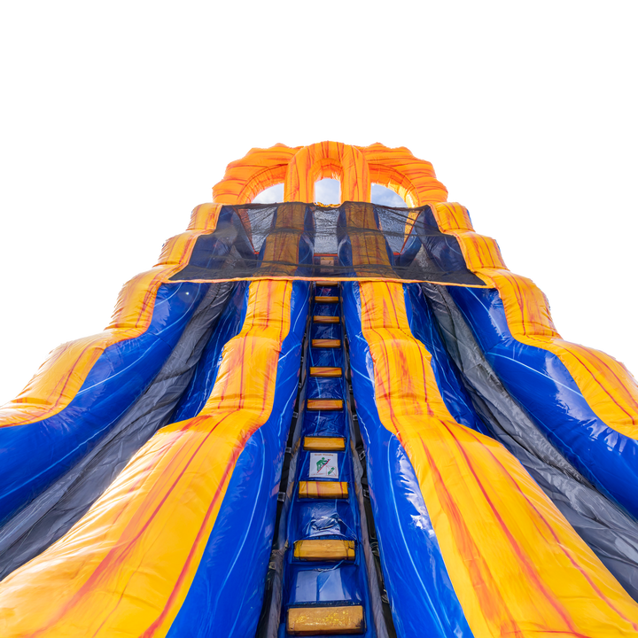 18Ft Purple Lava Dual Lane Slide