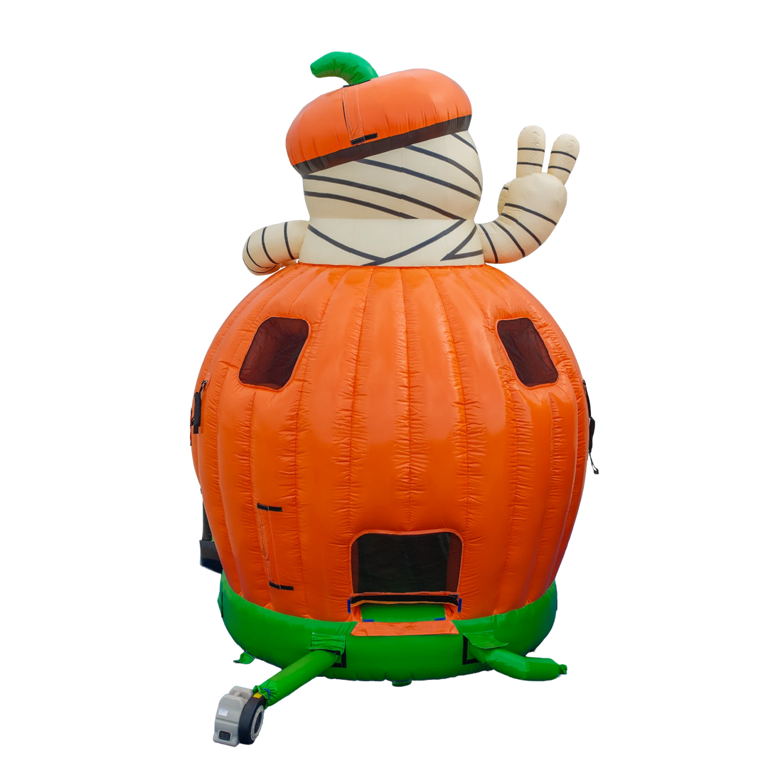 Pumpkin with Mummy Bounce House