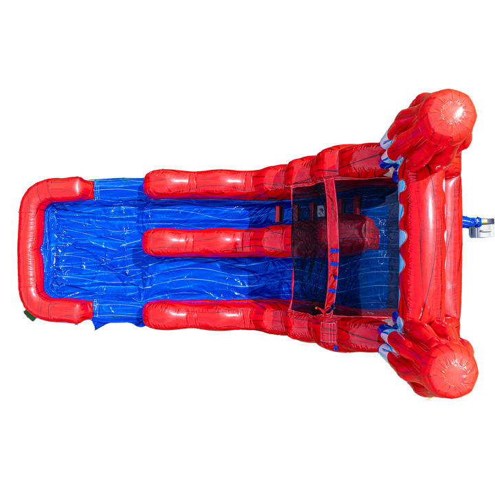 14FT Red White and Cool Popsicle Single Lane Slide