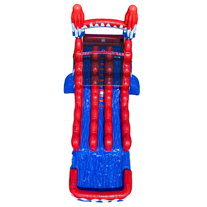 18FT Red White and Cool Popsicle Dual Lane Slide