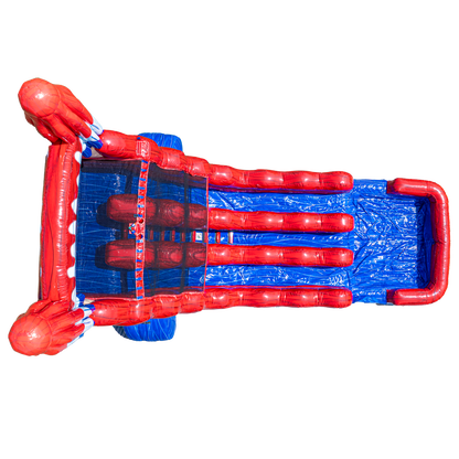 18FT Red White and Cool Popsicle Dual Lane Slide