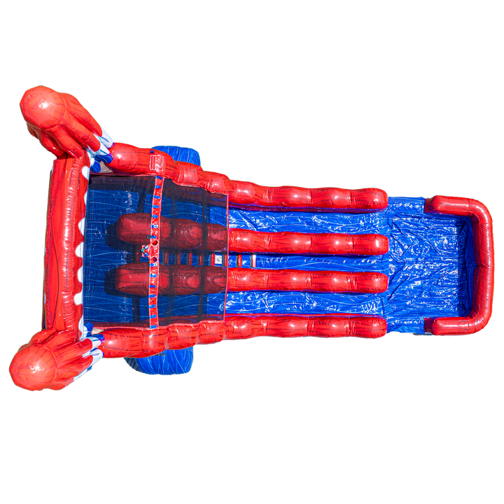 18FT Red White and Cool Popsicle Dual Lane Slide