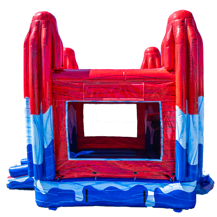 Red White and Cool Popsicle Bounce House