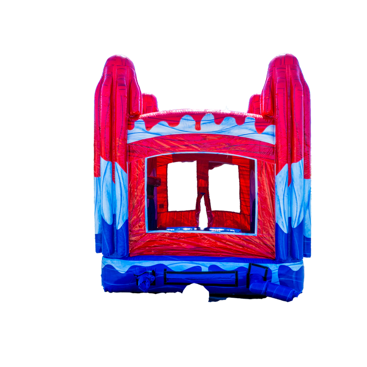 Red White and Cool Popsicle Bounce House