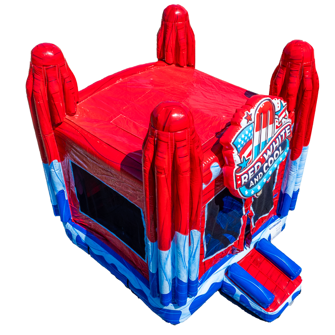 Red White and Cool Popsicle Bounce House