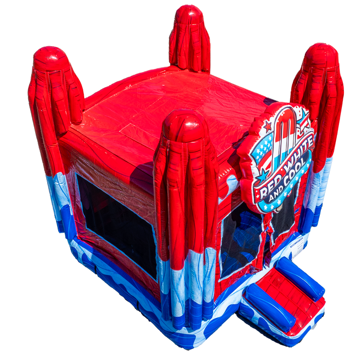 Red White and Cool Popsicle Bounce House