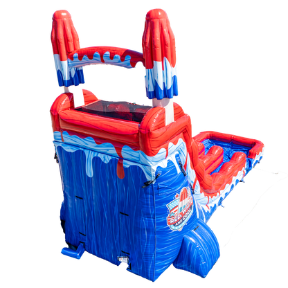 20FT Red, White and Cool Popsicle Dual Lane Slide