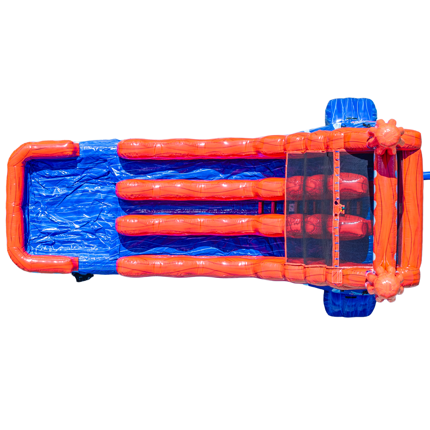 20FT Red, White and Cool Popsicle Dual Lane Slide