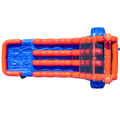 20FT Red, White and Cool Popsicle Dual Lane Slide