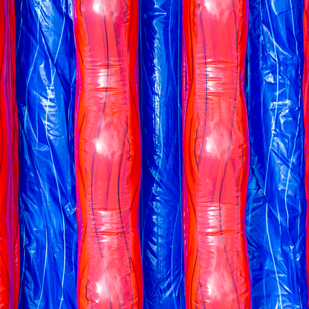 22FT Red White and Cool Popsicle Dual Lane Slide