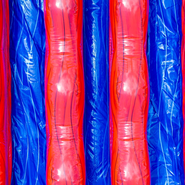 22FT Red White and Cool Popsicle Dual Lane Slide