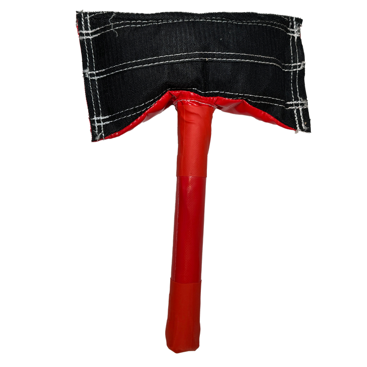 Velcro Throwing Axe Red / Hard/Scratchy (Hook)