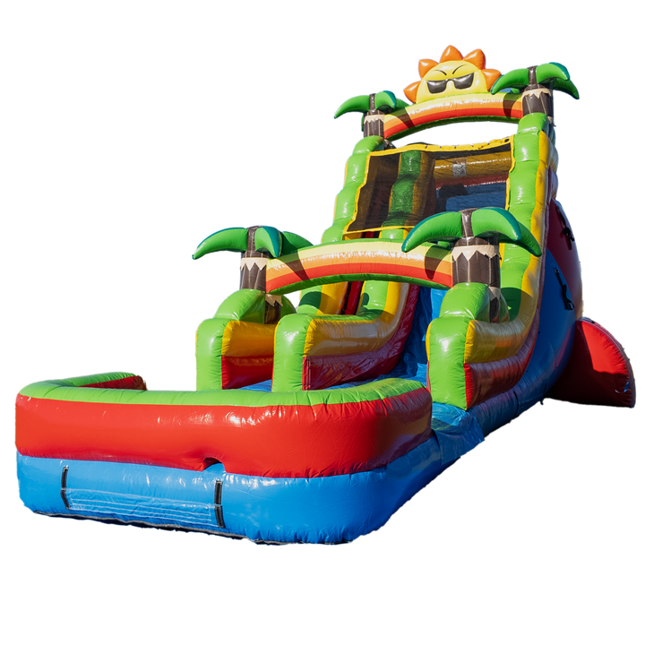 18FT Sunshine in Paradise Single Lane Slide