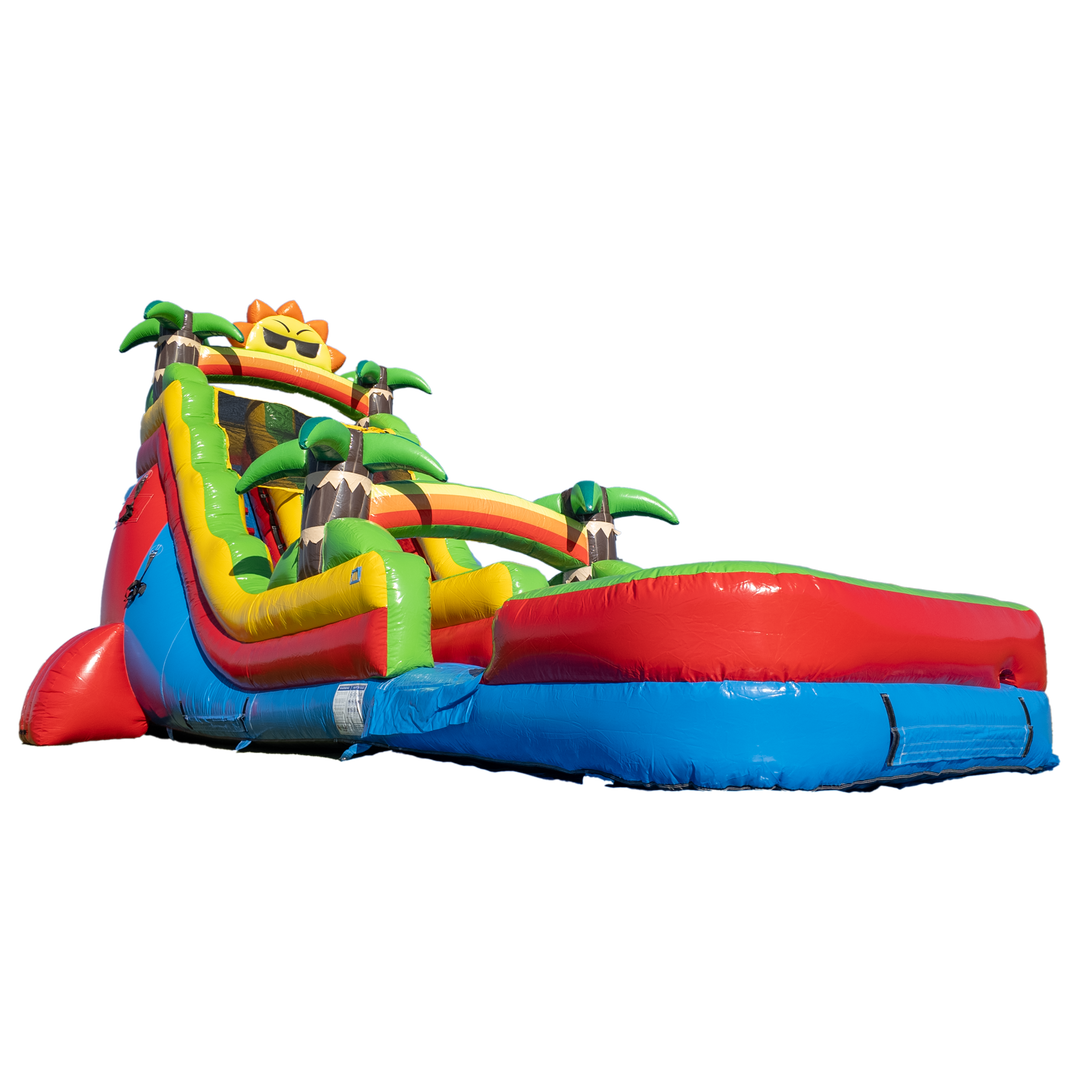 18FT Sunshine in Paradise Single Lane Slide
