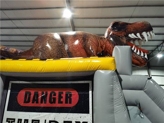 The T-Rex TheT-Rex_Danger_Dinosaur - Big and Bright Inflatables