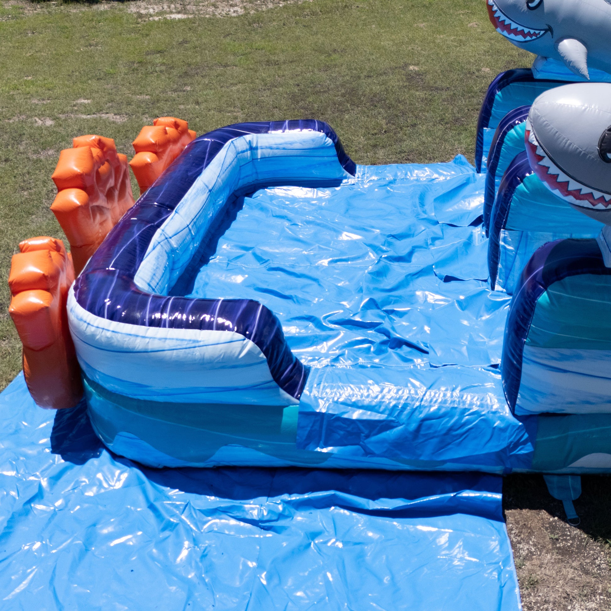 16’ Tiki Tovi’s Dual Lane Slide (Splash Pad) (Pa Nj Certified)