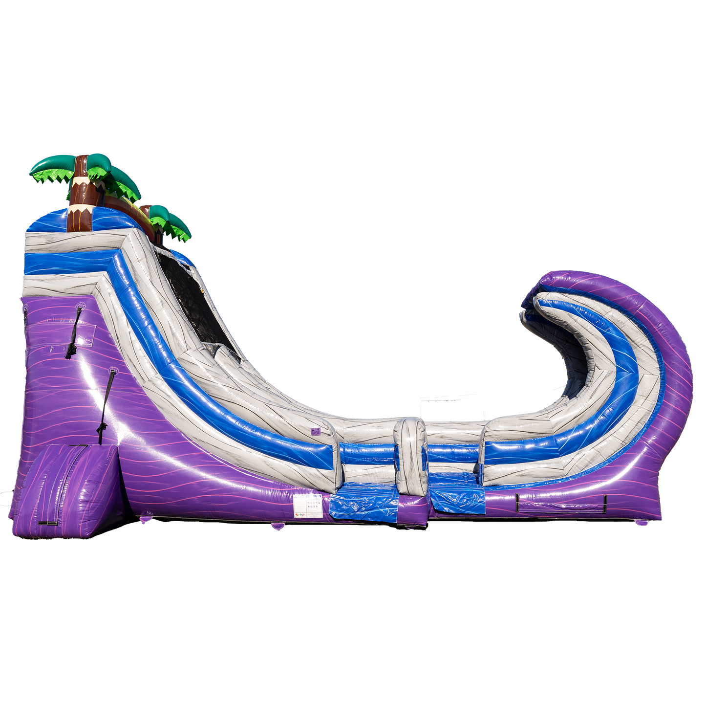 20FT Tropical Wave Single Lane Slide