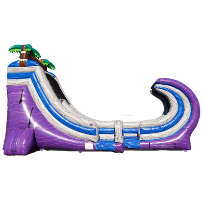 20FT Tropical Wave Single Lane Slide