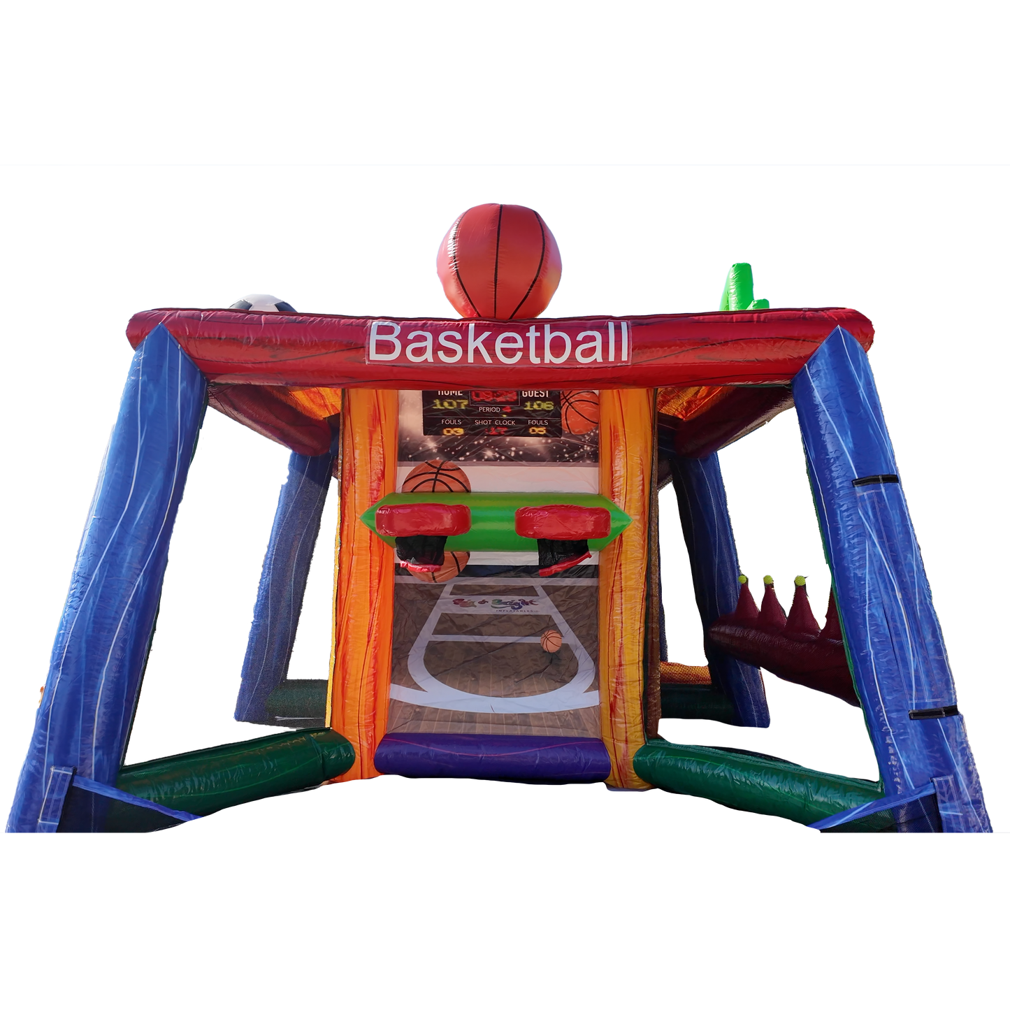 Fieldhouse 6 basketballframe - Big and Bright Inflatables