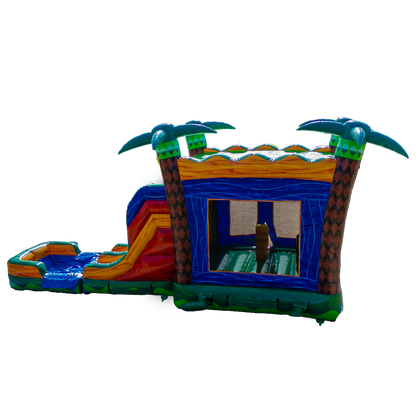 Blue Diamond Palms Combo bluediamondcombo-13 - Big and Bright Inflatables