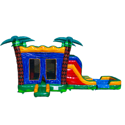 Blue Diamond Palms Combo bluediamondcombo-15 - Big and Bright Inflatables