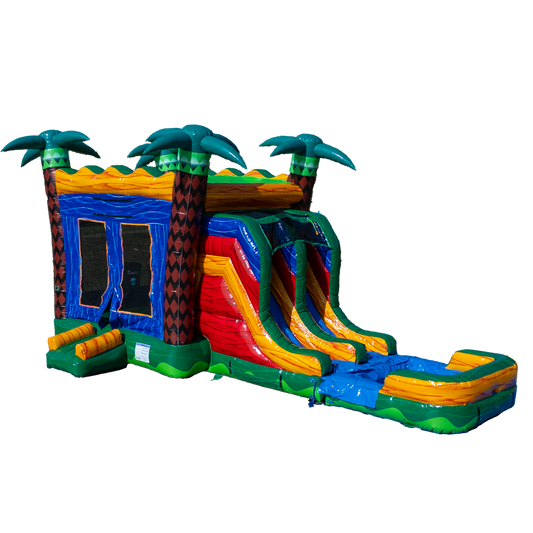 Blue Diamond Palms Combo bluediamondcombo-16 - Big and Bright Inflatables