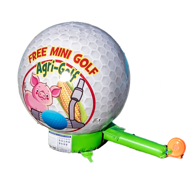 Inflatable Golf Ball Display