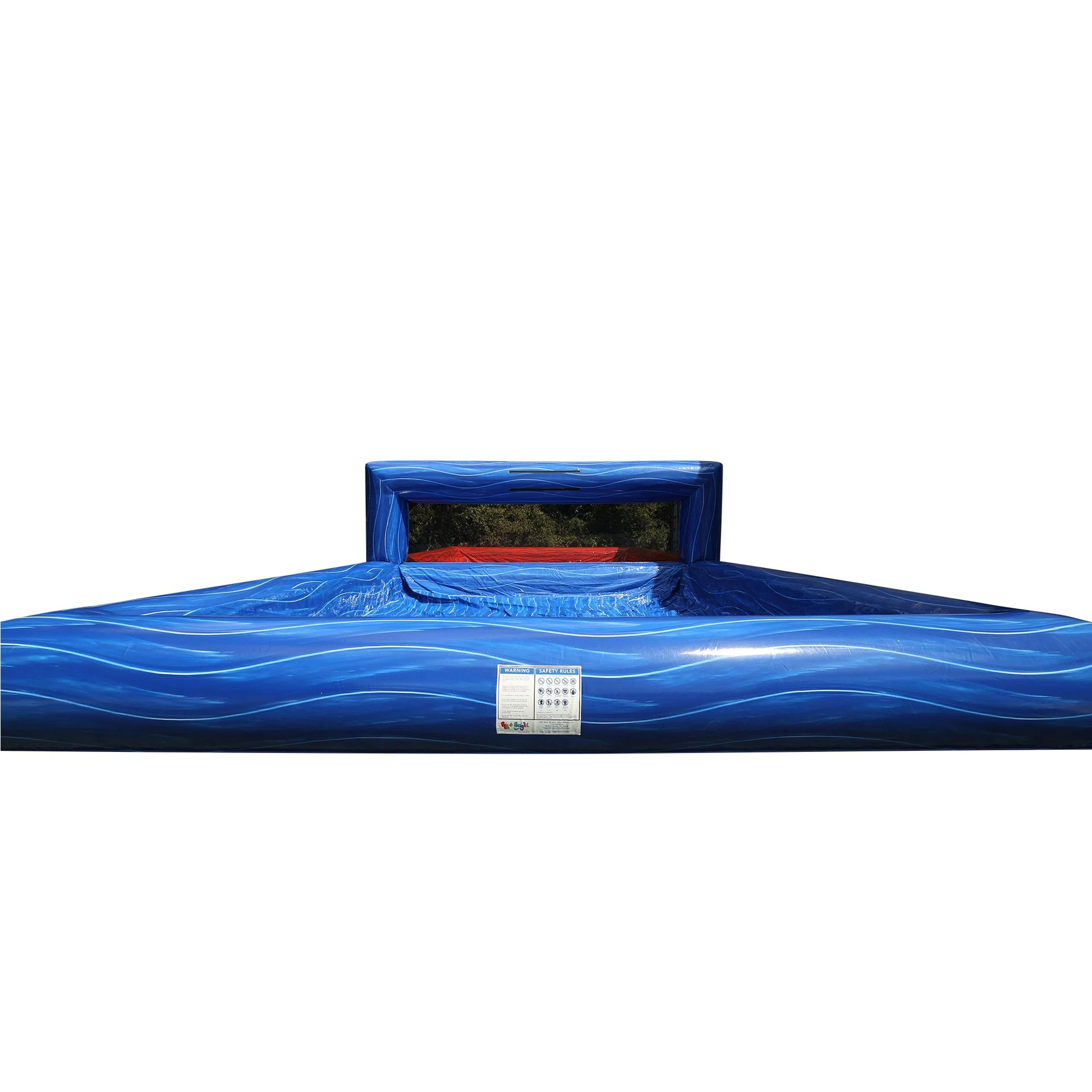 Red and Blue Inflatable volleyball court (blue side)