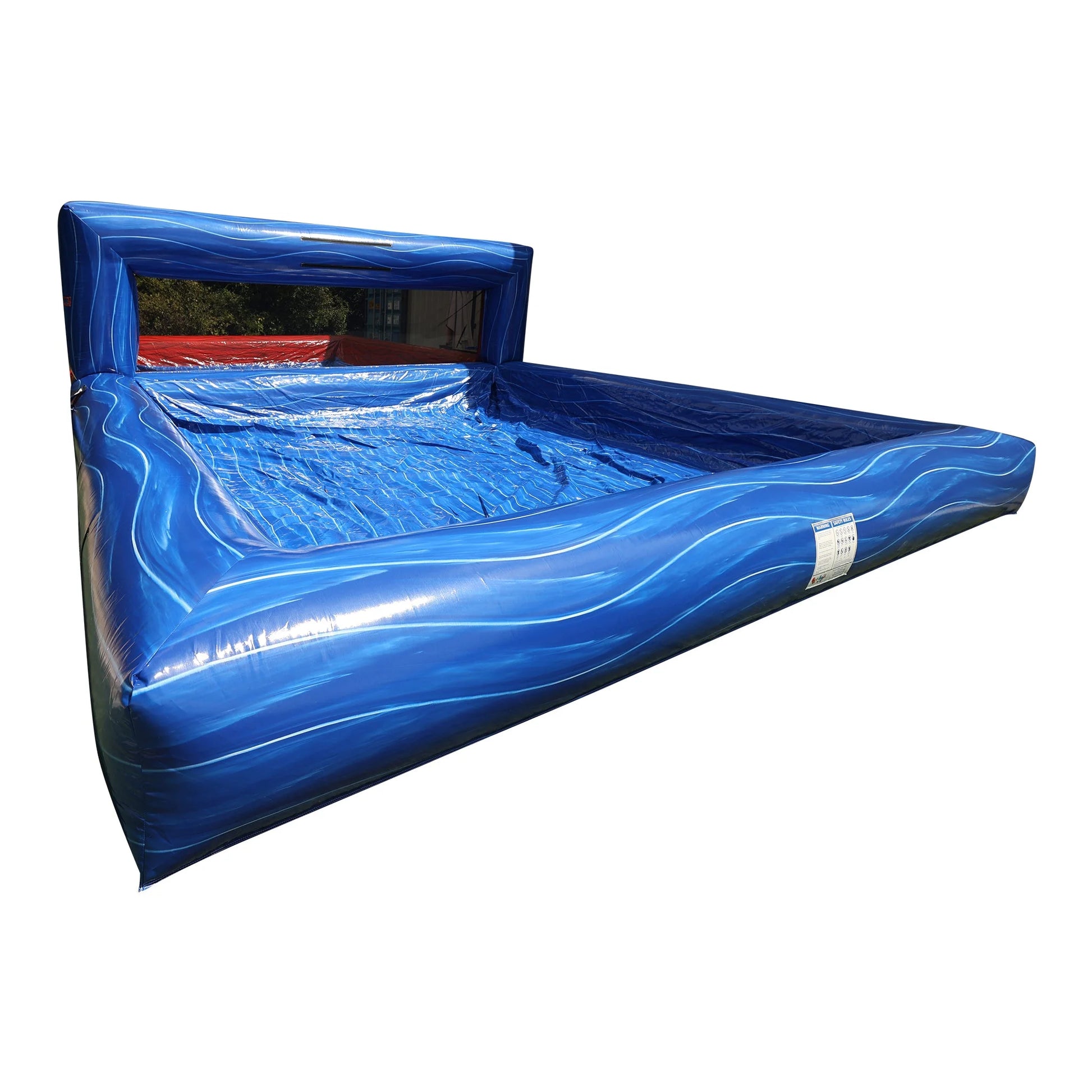 Red and Blue Inflatable volleyball court (blue side)