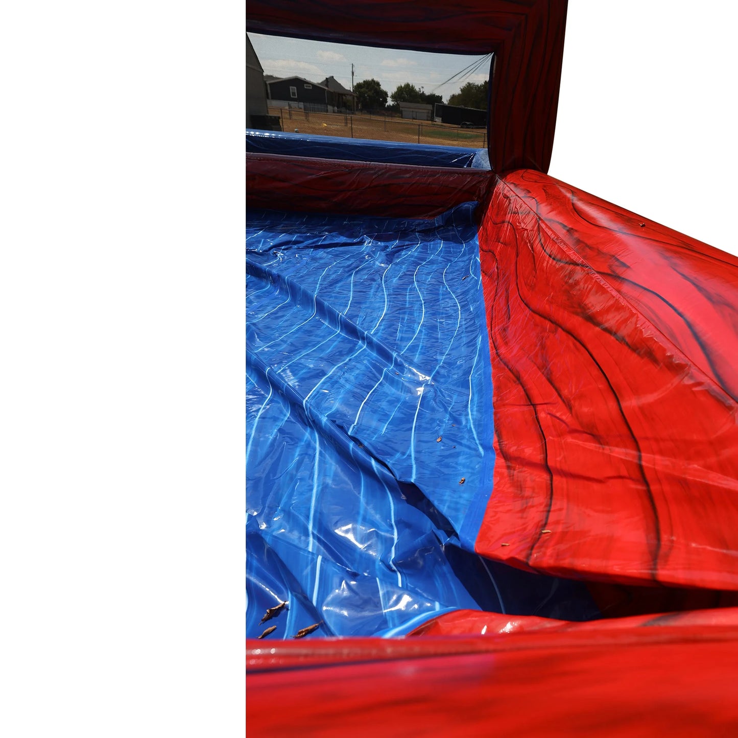 Red and Blue Inflatable volleyball court  (sidewall)